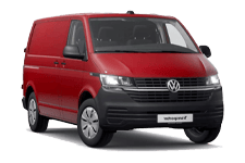 Car Hire Gosforth - Red VW Transporter Automatic - Van hire Gosforth