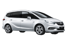 Car Hire Gosforth - Vauxhall Zafira 7-Seater - Minibus hire Gosforth